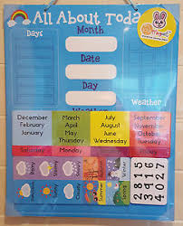 Details About Boys Girls Kids Childrens Educational Learning Magnetic Calendar Reward Chart