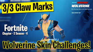 Looking for the fortnite claw marks? Week 1 Wolverine Challenge Investigate Claw Marks Season 4 Fortnite Youtube