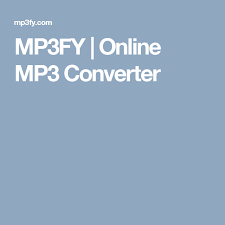 Mp3fy Online Mp3 Converter Video To Mp3 Converter Converter Mp3