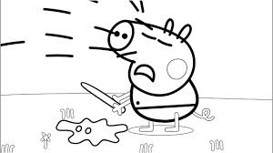 Coloring books online suitable for cutting out, coloring pages for printing, peppa and george, peppa pig, printable free coloring for kids. Peppa Pig Coloring Pages George Coloring And Drawing