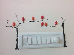 Electric Board Decoration Diy Wall Decals Diy Wall Painting Creative Wall Art