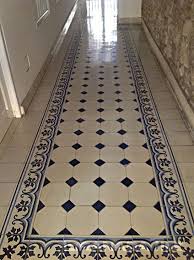 Granada Tile Colombia Floral Floor Tiles Blue Tile Floor Cement Tile
