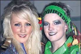 Students model 'Junk Kouture'