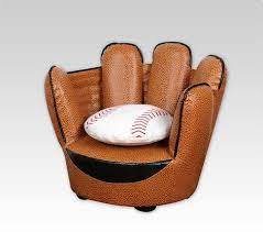 baseball glove chair baseball chair baseball bedroom chair and ottoman