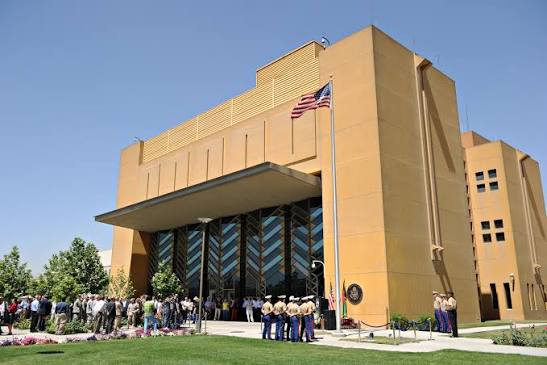 A view of the U.S. Embassy complex in Kabul, Afghanistan.