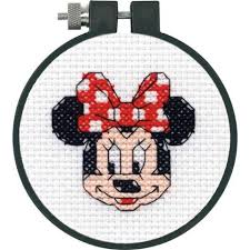 When the cat's away, the mice will play! Disney Minnie Cross Stitch Counted Cross Stitch Kit