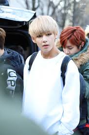 The king of honey blonde would have to be taehyung. 7 Of Bts V S Most Outrageous Hair Colors Koreaboo