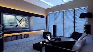 Even though wooden home entertainment center could fit both classic and modern living room style. How To Set Up A Fun Filled Entertainment Room Home Design Lover