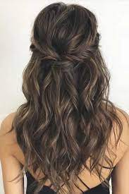140 Pretty Prom Hairstyle Ideas For Curly Long Hair 20 Thereds Me 59743132545073574 Medium Hair Styles Hair Styles Down Hairstyles
