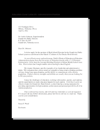 Administrative assistant cover letter example. Kostenloses Administrative Assistant Education Cover Letter