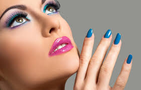 fashion woman make up nail polish