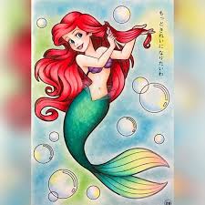 ももんが on instagram ディズニープリンセスぬりえより 完成 ディズニープリンセス塗るのは楽しいですね 水の泡というよりシャボン玉のよう ぬり絵 ももんが ディズニープリンセス