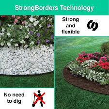 (9) total ratings 9, $27.74 new. Gardening Flarmor Landscape Edging Kit Landscaping Edge Roll Plastic Lawn Border Garden No Dig Landscape Edging Heavy Duty 20 Feet Patio Lawn Garden