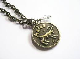 Aries Birthstone Necklace Zodiac Charm March April Etsy Aries Birthstone Birthstone Necklace Astrology Jewelry