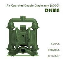 Dlema Clamped Metal Aodd Air-Operated Double Diaphragm Pump 38 mm (1-1/2") PRO-Flo