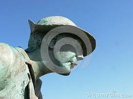 Statue Of Jacques Tati On The Beach Of Monsieur Hulot In Saint Marc Sur Mer In French Brittany Statue Images Photos