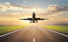 Plane Lands On The Runway On Sunrise Planes Wallpaper Download Beautiful Hd Wallpaper 1080p 2160p Uhd 4k Hd F Aircraft Senior Discounts Cheap Flight Tickets