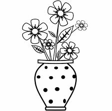 Come Disegnare Un Vaso Con Fiori Disegni Facili Per Bambini Da Colorare Con Matite Schizzi Di Fiori Disegni Facili Libri Da Colorare