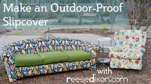 Your outdoor furniture is meant to last, the cushions can too! Make An Outdoor Couch With A New Slipcover Youtube