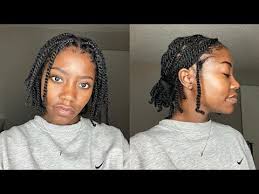 This hairstyle gives you the. Mini Twists On My Stretched Natural Hair Keke J Youtube In 2021 Mini Twists Natural Hair Natural Curls Hairstyles Natural Hair Styles