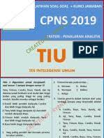 View tes penalaran analitis.pdf from empresas 1010 at saint mary's college of california. Soal Cpns
