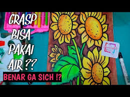 30 inspirasi gambar bunga yang indah dan cara mudah membuatnya 2019. Coloring Sunflower Mewarnai Bunga Matahari Dengan Crayon Grasp