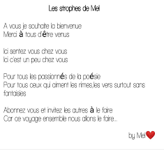 Strophe, in poetry, a group of verses that form a distinct unit within a poem. Les Strophes De Mel Posts Facebook