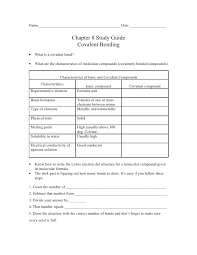 Follow your teacher's directions to name date period chemical bonding worksheet fill in the blanks with the word that best completes the sentence or answers the question. Chapter 9 Chapter Assessment Covalent Bonding Worksheet Answers