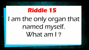 Organ Anatomy Science Health Joke Riddle Puzzle Challenging Education Brain Children Kids Tricky Riddles Riddles Education