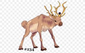 This is a list of pokémon by their shape (japanese: Reindeer Elk Moose Pokemon Pokedex Png 500x509px Reindeer Animal Figure Antler Cattle Like Mammal Deer Download