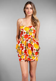 Samantha Pleet Fresh Squeezed Dress In Silk Fruit Print Revolve Foodie Fashion Fashion Revolve Clothing