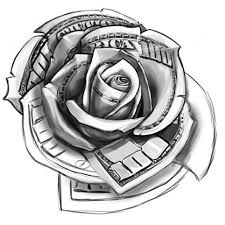 Posle Togo Ka Narisovala Dve Rozy Prishlo V Golovu I Nazvanie Podhodyashego Filma Karty Dengi Dva Stvo Tattoo Design Drawings Dollar Tattoo Gangster Tattoos