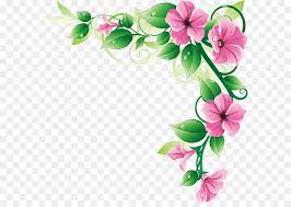 All of these pink background images and vectors have high resolution and can be used as banners, posters or wallpapers. Green Flowers Border Design Png Download 640 628 Free Transparent Border Flowers Png Download Cleanpng Kisspng