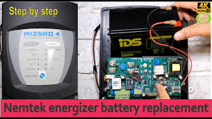 Wire heights and post spacings. How To Replace The Battery On Your Nemtek Wizord 4 Or Merlin 4 Energizer Youtube