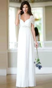 Simple Sweetheart Chiffon Wedding Dress For Older Brides Over 40 50 60 70 Elegant Pregnant Wedding Dress Wedding Dresses Simple Simple White Wedding Dress