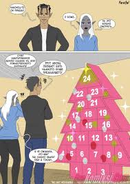 Порно комикс Рождественский календарь | Эрокомиксы