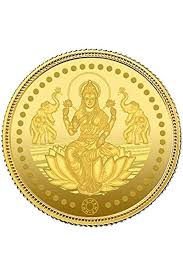 Muthoot Precious Metals Corporation 24k 999 Yellow Gold Goddess Lakshmi Idol Coin 8 Gm Amazon Jewelry Precious Metals Gold Coins