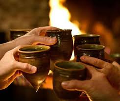 Wassailing Medieval English Drinking Ritual Intended To Ensure A Good Cider Apple Harvest The Following Year In The Woods Cin Cin