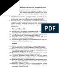Proklamasi kemerdekaan republik indonesia pada tanggal 17 agustus 1945, telah mengukuhkan kedudukan dan fungsi bahasa indonesia secara konstitusional sebagai bahasa negara. Semangat Kebangkitan Nasional Kompetensi Inti Pdf