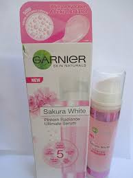 Garnier sakura white white body serum milk uv lotion. Garnier Sakura White Pinkish Radiance Ultimate Serum Review
