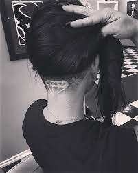 pin for later undercut tattoos sind nicht permanent verleihen eurer frisur aber richtig coolness undercut hairstyles undercut hair designs popsugar beauty