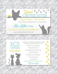 Pet Sitting Business Card Animal Business Card Pet Sitter Business Card Modern Pet Sitting Business Card Paw Prints Business Card Pet Sitting Business Cards Pet Sitting Business Pet Sitter Business