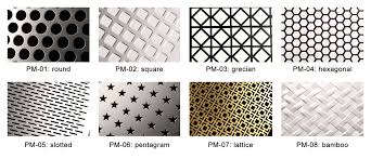 Thick aluminum composite acm black sheet. Perforated Metal Panels Enhancing Your Interior Decor