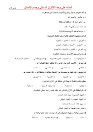 الأحياء ورقة عمل الإتزان الداخلي وجسم الإنسان للصف الثاني عشر In 2020 Math Math Equations