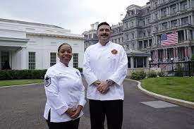 Jill Biden hosts military chefs crowned 'Chopped' champs for guest stint in  White House Navy Mess 