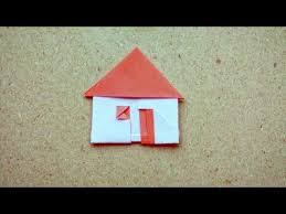 Cara Membuat Origami Rumah Sederhana How To Make Easy Origami House Tut Di 2020 Origami Sederhana