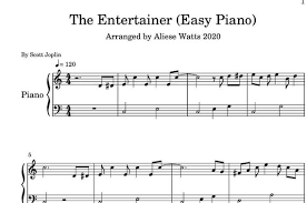 Easy piano sheet music for kids is a great first songbook for beginners. The Entertainer Sheet Music Easy Piano Scott Joplin Piano Etsy