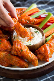 How to make buffalo chicken dip step 1: Baked Buffalo Wings With Blue Cheese Dip Cooking Classy