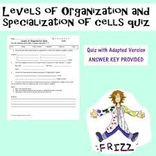 This Quiz Is A Formative Assessment On The Levels Of Organization In The Human Formative Assessment Quiz Education Level