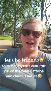 caffeine and chaos is my motto!!! #ferraltoddler #pregnant #roadto1k #...